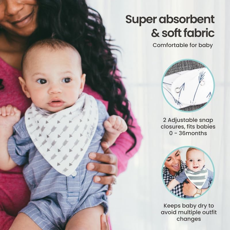 Набор из 6 нагрудников-бандан Copper Pearl Water Quick Stylish Bib Bandana Sunny [Copper Pearl] Bib, Absorbing, Drying, Set, Bib,