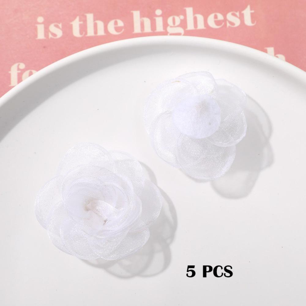 5 шт. Плетение сеткой Материал для серег Ручная работа Аксессуары для одежды Новый аксессуар для волос-зажим