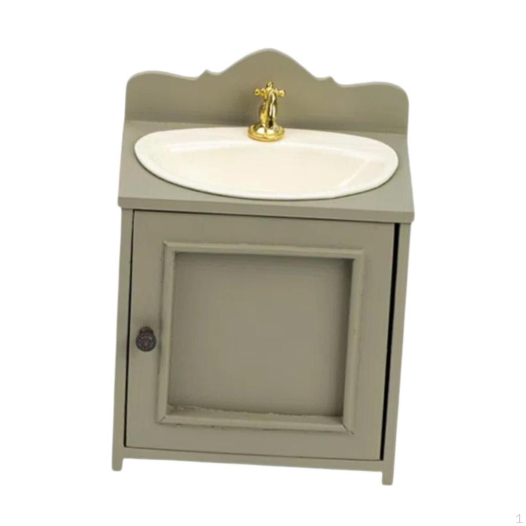 1/12 Аксессуары для ванной комнаты Мини-ванна для кукольного домика