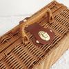 Upgraded Iron Frame Rattan Woven Suitcase - Reinforced Cosmetic Storage Box