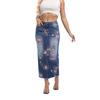 Women's Denim Classic Versatile Mid-waist Fashionable Denim Skirt