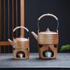 Dan Shi Zhi Yuan Coarse Pottery Teapot & Warming Set