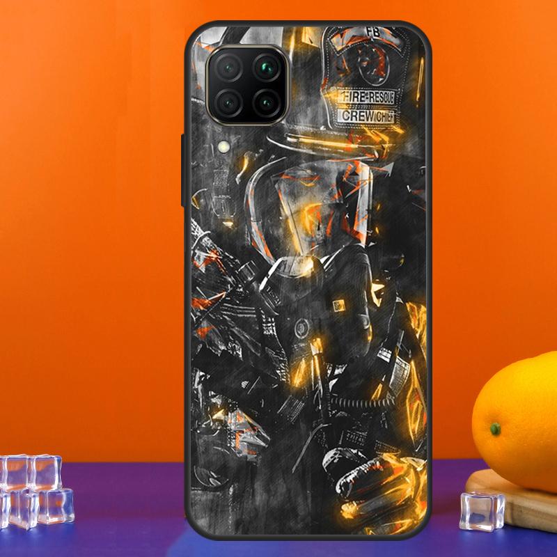 Firefighter Fire Fireman For Huawei Nova Y90 Y91 Y60 Y70 Y72 Y61 9 10 SE 12i 12s 11i 5T P60 Pro P20 P30 P40 Lite Case