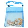 Colorful Mesh Beach Bags for Kids Portable Sand Away Beach Treasures Seashell Bags Toy Storage Bag
