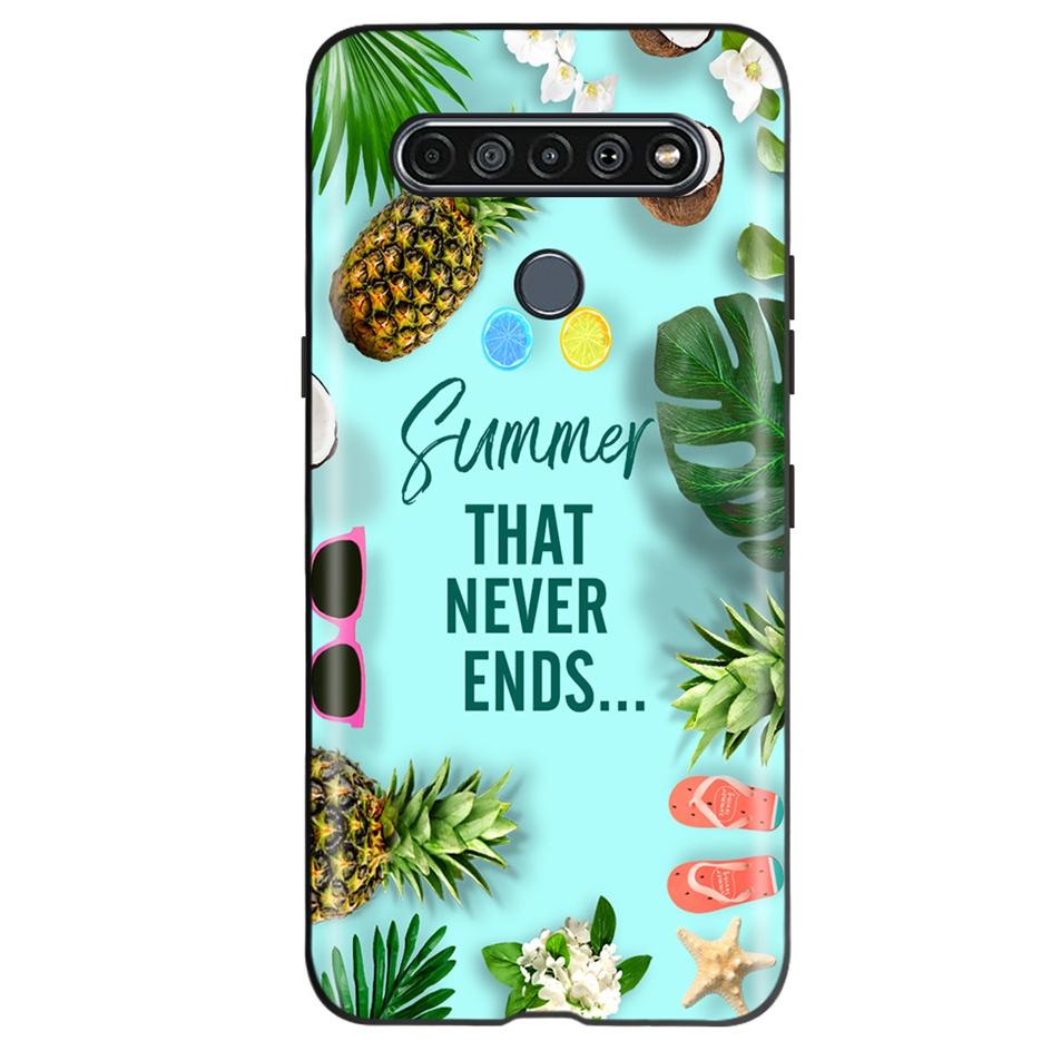 Чехол для LG K61 2020 Милый Кот Бабочка Мягкий Силиконовый Ударопрочный Чехол для Телефона Для LG K61 K 61 Fundas Case LGK61 Coque 6.53'' Shell