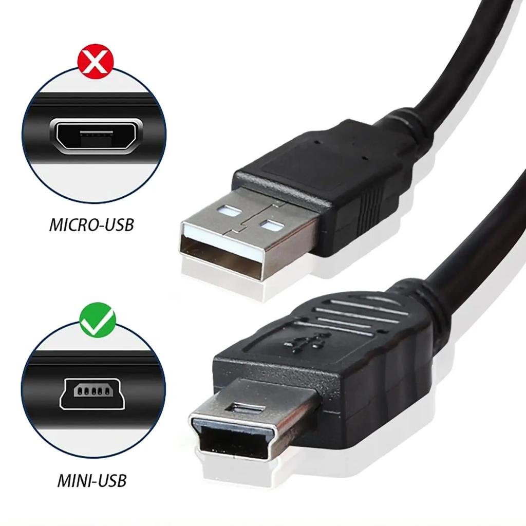 0,8 м USB-кабель 2,0 A Male to Mini B 5 Pin 5P T Port MiniUSB для устройств MP3 MP4 Камера Мобильный телефон Жесткий диск Компьютер