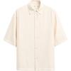 Loose Fit Solid Color Comfortable Polo Shirt Men Shirts Off-White 5821373-712