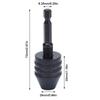 1/4 Inch Hex Shank Chuck Aluminum Alloy Drill Bit Chuck Tool Keyless Drill Chuck  Impact Driver