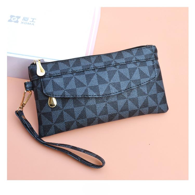 Женская клетчатая модная сумка кроссбоди, кошелек, держатель для карт, чехол для телефона