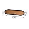 BEPAN Desktop Decorations Storage Trays Light Luxury Wrought Iron Ornaments Leather Storage Trays Entrance Jewelry Decorative