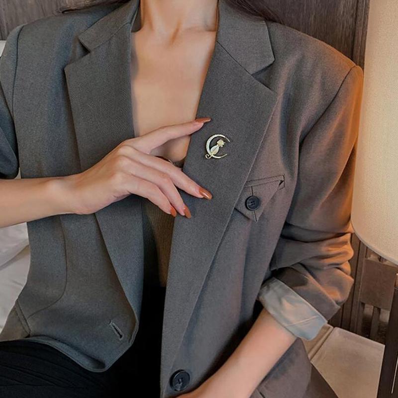 Cat Brooch For Women Baroque Trendy Elegant Brooch Pins Gifts