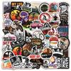 50pcs Bicycle Sticker Frame Protection PVC Waterproof Decal Stickers