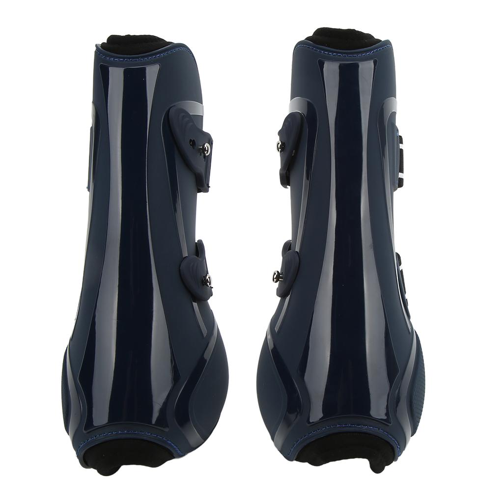 Ботинки для сухожилий лошади PU Shell Tendon Fetlock Brace для верховой езды, амортизация, прыжки, соревнования