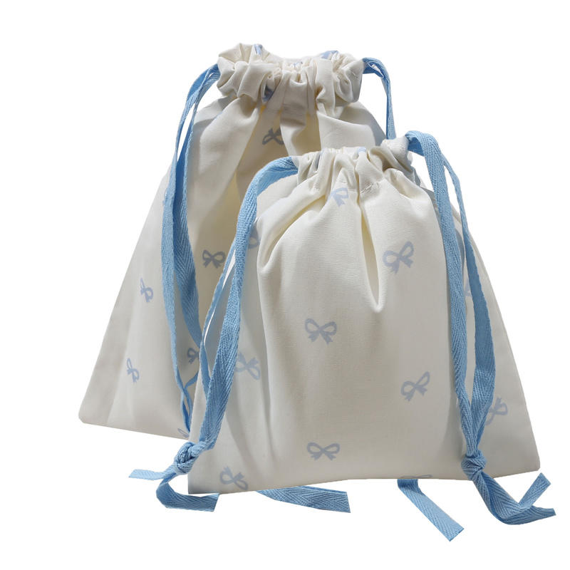 Сумка для хранения косметических средств с бантом и завязками для переноски, косметичка, сумка для нижнего белья и одежды, переносная сумка-органайзер