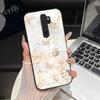 Tempered Glass Hard Phone Case For OPPO A5 A9 2020 A11 A11X Luxury Butterfly Flower Soft Silicone TPU Shockproof Cover Fundas