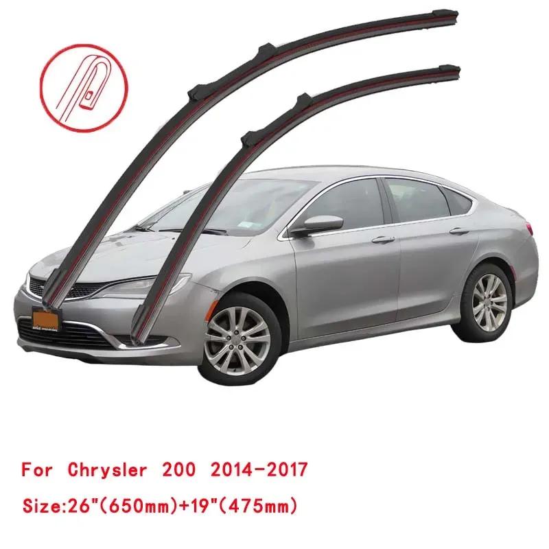 For Chrysler 200 300 300C 300M 2005- Car Windshield Wiper Blade Front Windscreen Brushes Washer Accessories Window Cleaning