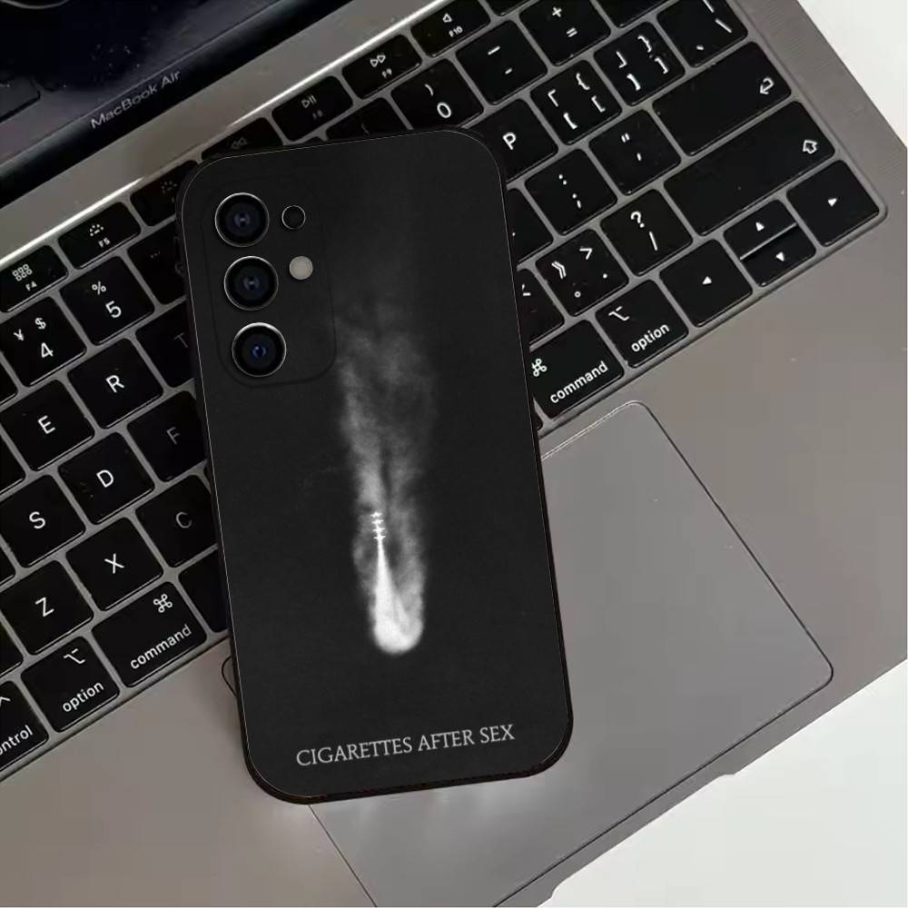 Abstract Cigarettes After SexBand Phone Case For Samsung S25,S24,S21,S22,S23,S30,Ultra,S20,Plus,Fe,Lite,Note,10,9,5G Black Cover