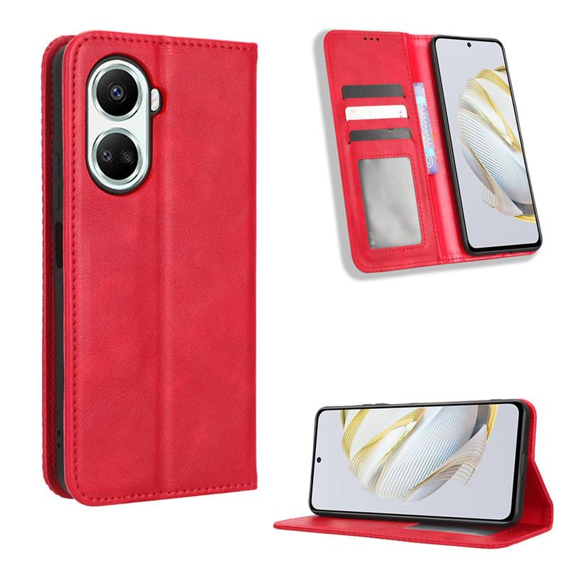 Flip Cover For Huawei Nova 10 SE,Nova 10,Nova 10 Pro [Flip Vintage Leather] Shockproof Durable Retro Leather Case