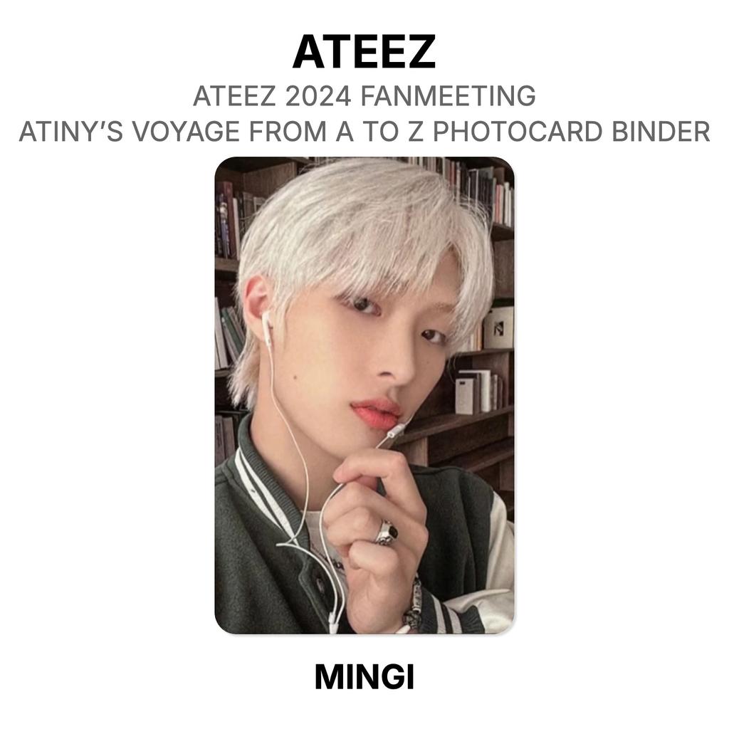 ATEEZ ATEEZ 2024 ФАН-ВСТРЕЧА ATINY’S VOYAGE FROM A TO Z БИНДЕР ДЛЯ ФОТОКАРТОЧЕК Официальная фотокарточка