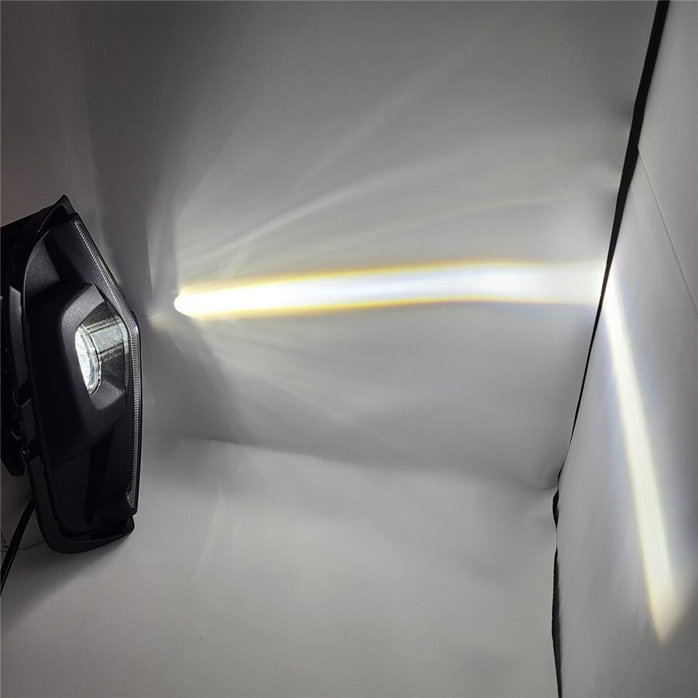 For 2019-2023 Toyota Rav4 LED Fog Lights with Bulbs+Bezels+Wire Harness+Switch