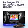 Android 14 для Peugeot 301 Citroen Elysee 2013 - 2018 Carplay Car Radio Авторадио Мультимедийный проигрыватель Стерео Беспроводной Android Auto
