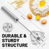 Upgraded Egg Whisk Hand Push Semi Automatic Whisk Durable Rotary Whisk Blender  Baking