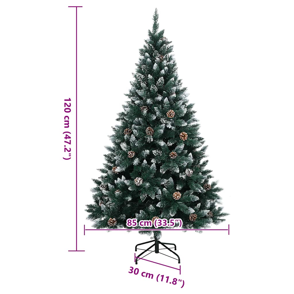 Artificial Christmas Tree with 150 LEDs 120 cm