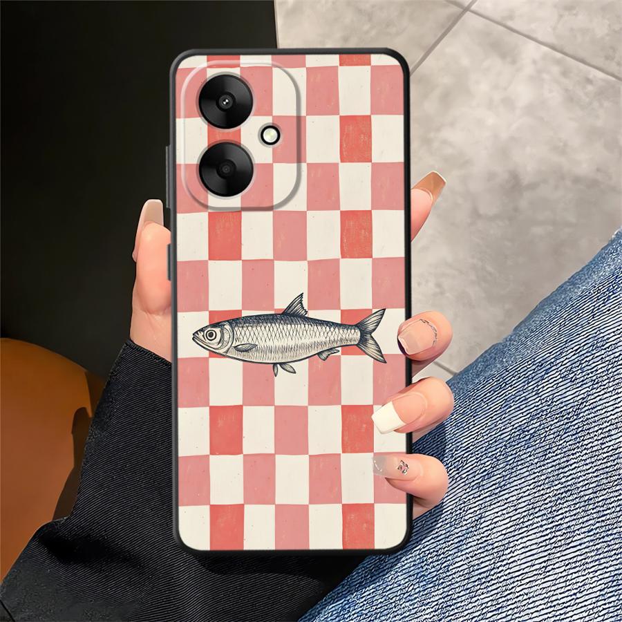 Чехол 'Морские Животные' для Xiaomi Redmi 9A 9C 12 A5 13C 10 K60 12C 9T K40 K50 Gaming A1 A2 Plus Мягкая Задняя Крышка Телефона