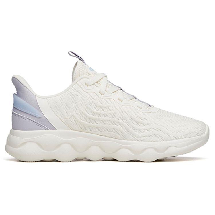 Anta Кроссовки Running Series Bounce Shock Absorbation Low Top для женщин, кроссовки белые, фиолетовые 122145530R-1