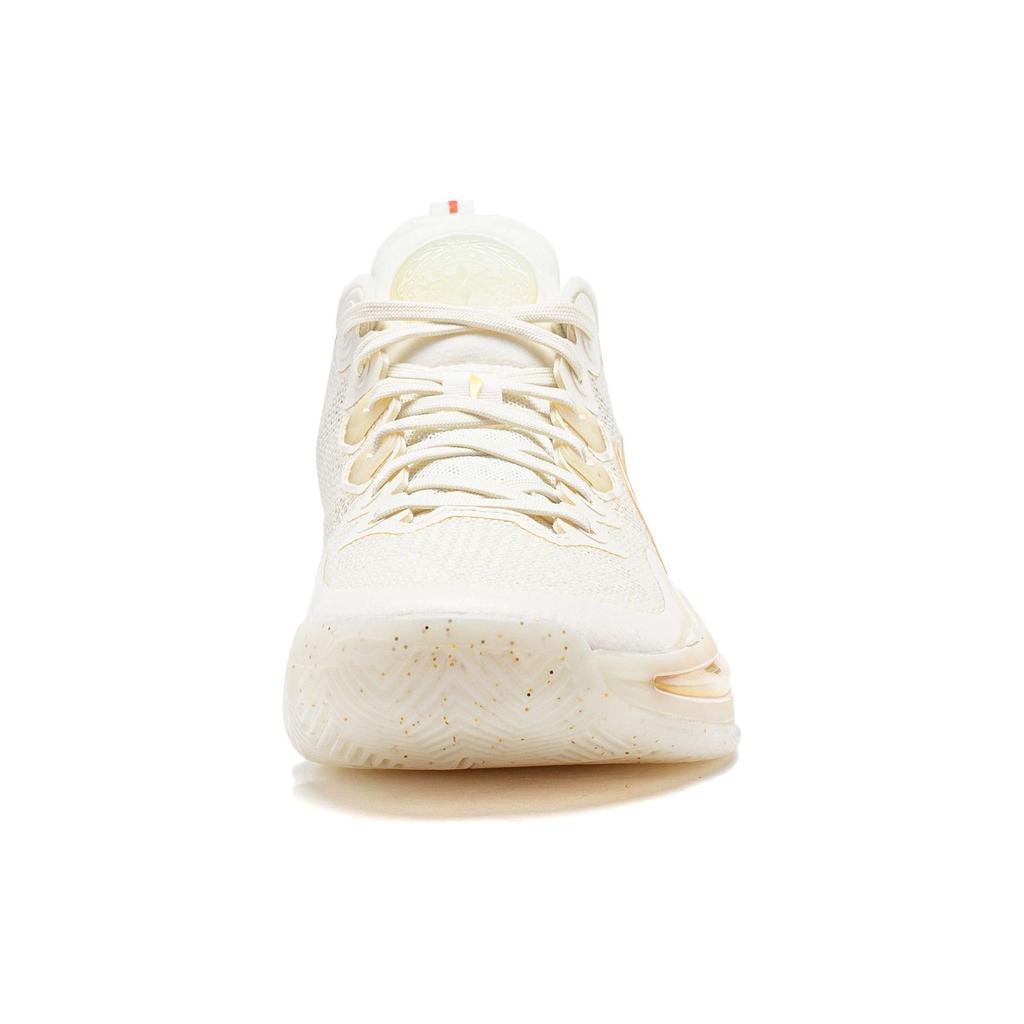 Баскетбольные кроссовки LiNing Blade 3 V2 Jade Gold унисекс белые желтые ABAT073-6