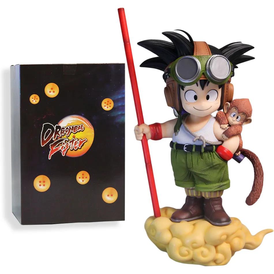 S Аниме Dragon Ball Фигурка Сон Гоку С Обезьяной Малыш Гоку Фигурка Действия 16см ПВХ Статуя Коллекционная Модель Игрушки Подарки