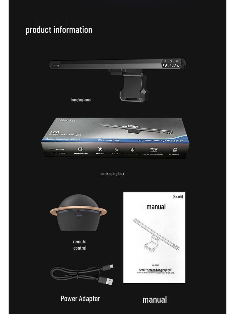 Светодиодная настольная лампа полного спектра с антибликовым покрытием, высоким индексом цветопередачи Ra95 и защитой глаз