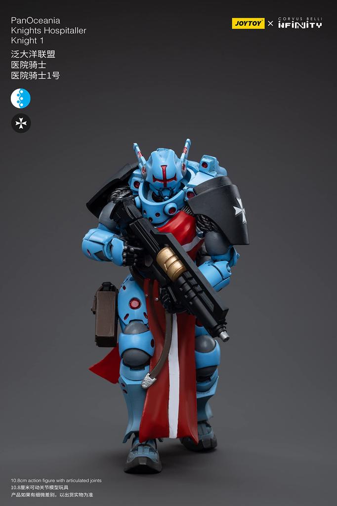 JOYTOY X Infinity Pan Oceania Union Hospitaller Knights Scale PVC ABS Painted Finished Figure Set 1/18 &