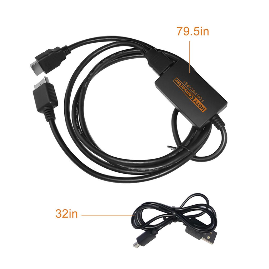 HDMI-Compatible Converter 720P 1080P Adapter for PS1/2 Retro Video Game Console Cable HDTV Connector Display Adapter