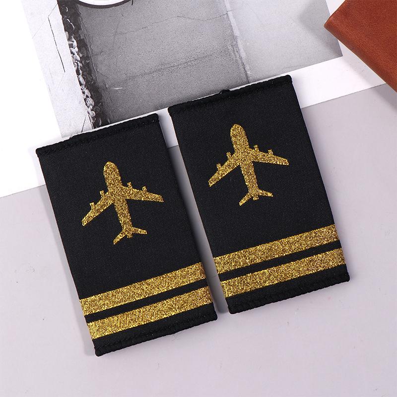 1 пара украшений для одежды погоны профессиональные погоны для пилотской формы ремесло плечевые знаки DIY декор для одежды аксессуары