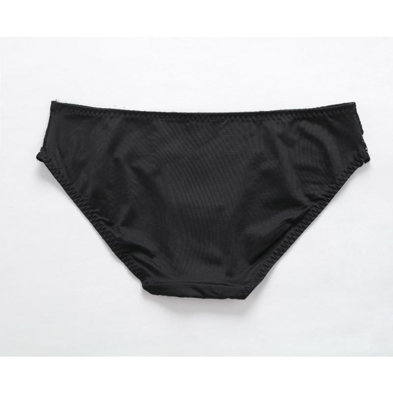 Women Sexy French Ultra Thin Flower Embroidered Lace Low Waist Butt Lifting Panties