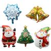 2pcs Fashion Hot Sale Children Toy Cute Helium Santa Claus Christmas Foil Balloon Birthday Decor