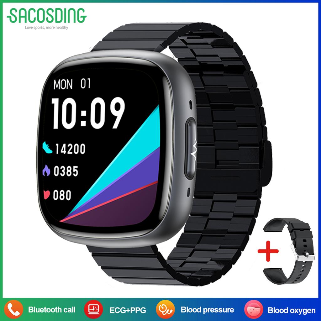 2025 Smart Watch Blood Pressure Health Monitoring ECG HRV Bluetooth Call SOS Men Women Sport Fitness Tracker Blood Oxygen Watch