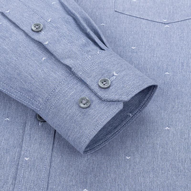 Мужская рубашка FIRS в стиле business casual с длинным рукавом