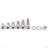 Steel Hex Socket Cap Head Screws with Hex Nut Washers Assortment (M8x60pcs)