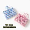 26-Key Mini Keyboard Pendant Cute Design Keyboard Keychain  Desktop Decoration