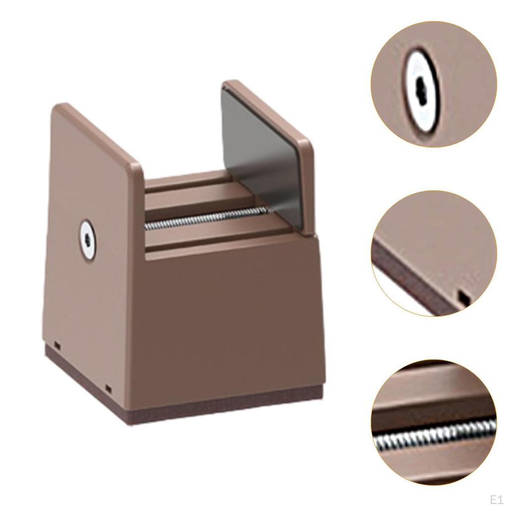 4 Pieces Bed Risers Furniture Lifts Shockproof Anti Slip Chair with