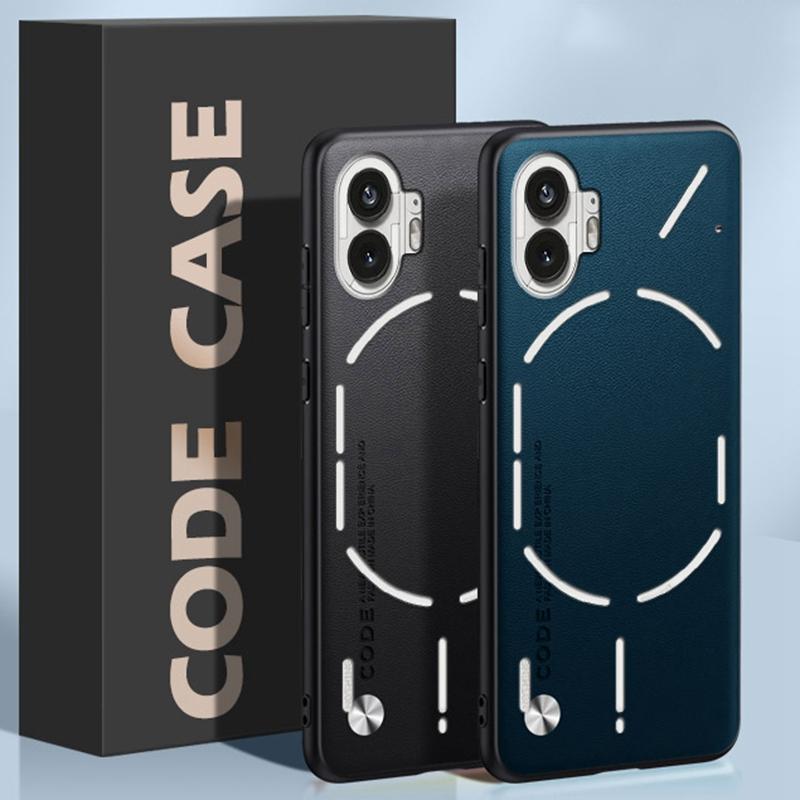 Роскошный чехол из искусственной ПУ-кожи для Nothing Phone 1, задняя крышка, матовый силиконовый противоударный чехол для телефона с полной защитой для Nothing Phone1