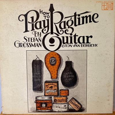 Виниловая пластинка STEFAN GROSSMAN How To Ragtime Guitar IRS80400 TRANSATLANTIC 1975 Япония Блюз Б/у