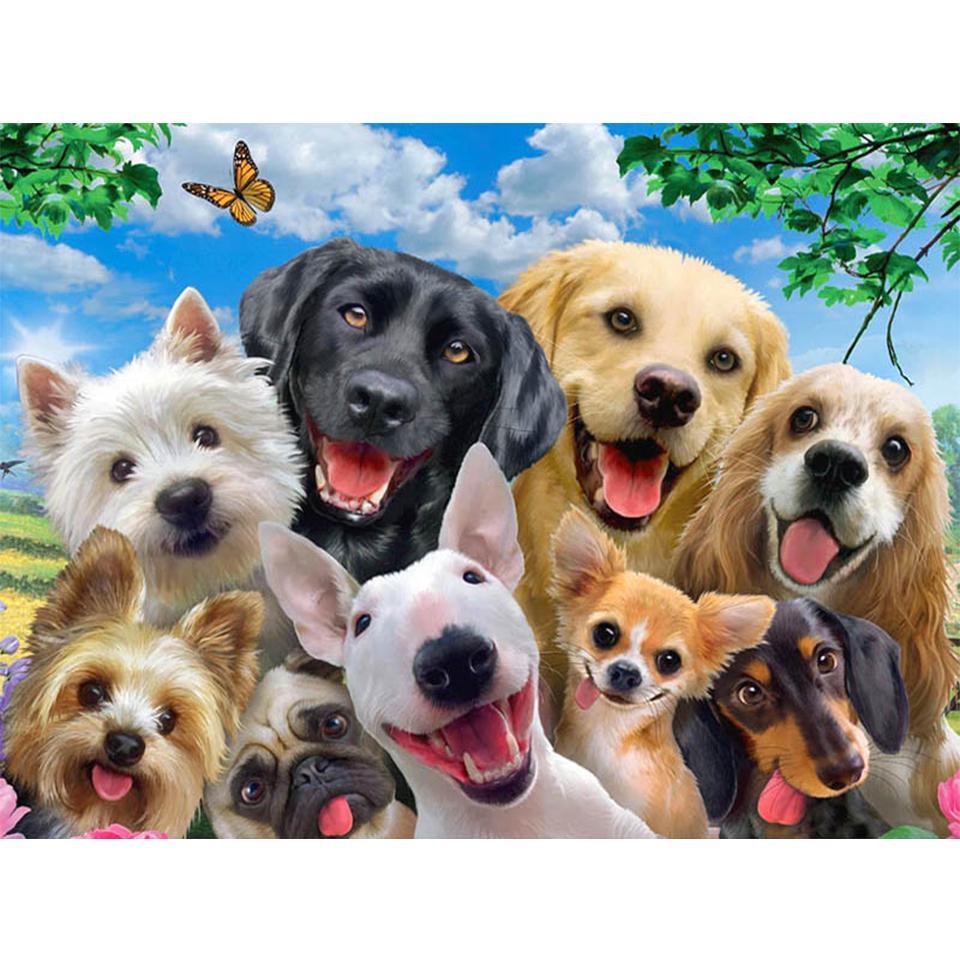 5D DIY алмазная живопись животные горный хрусталь фотографии комплект для вышивки крестом полная алмазная вышивка животных мозаика подарки домашний декор