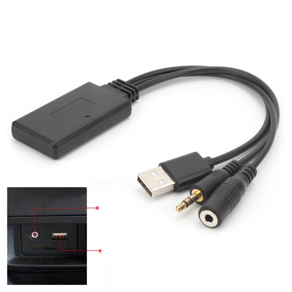 Автомобильный Bluetooth аудио кабель AUX микрофон адаптер подходит для Hyundai Accent Azera Elantra Genesis