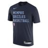 Dri-Fit NBA Мемфис Гриззлис Сезон 2023/24 Тренировочная футболка с круглым вырезом и коротким рукавом Sideline Legend Мужские Топы FJ0178-419