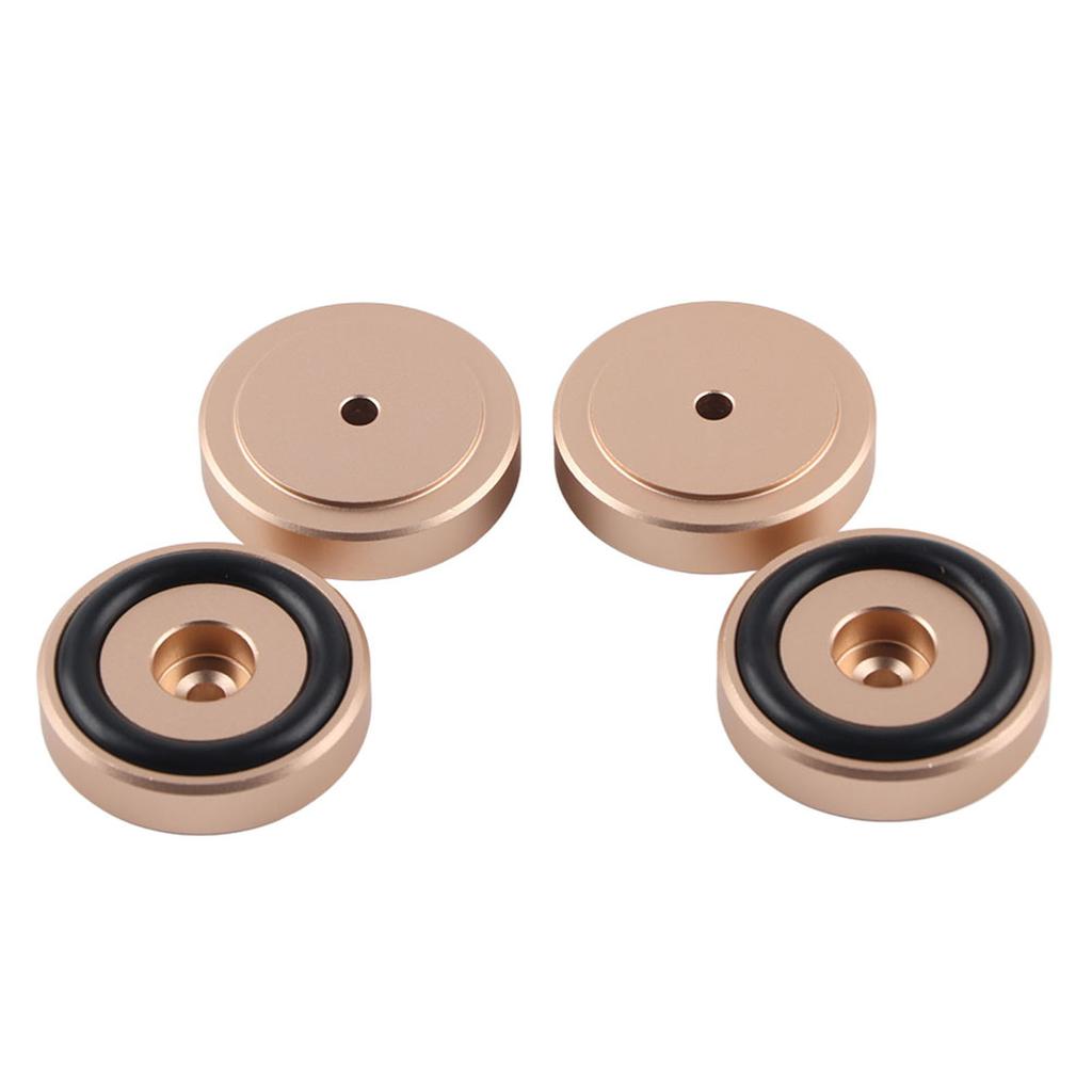 4шт 40*10мм алюминиевый сплав усилитель колодки анодирование пескоструйная обработка усилитель колодки ноги золото