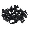 100Pcs 10mm Front Bumper Retainer Clips Black Retainer Clips 91503-SZ3-003 For HONDA