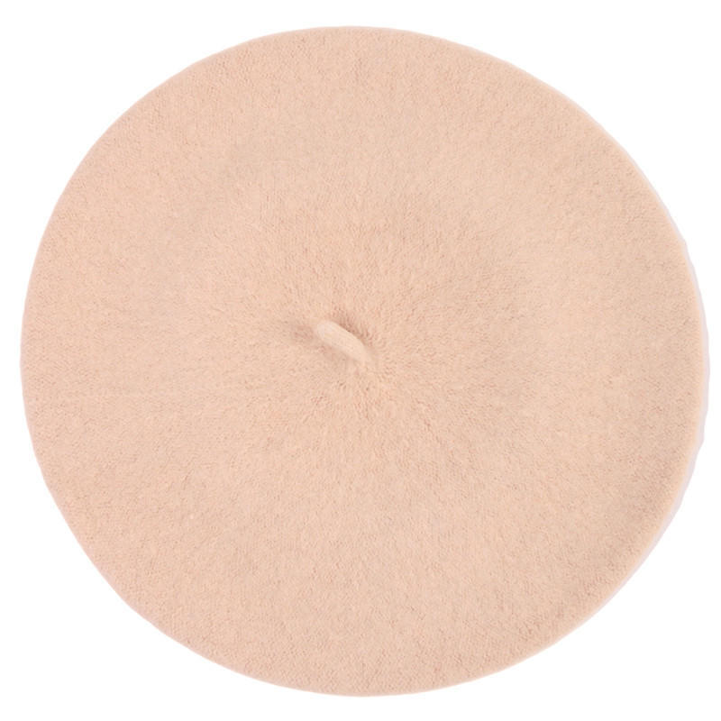 Женские мягкие теплые классические береты, фетровые лыжные шапки, шапки французского художника, мешковатые шапки Tam